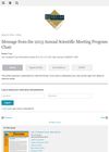 Message from the 2013 Annual Scientific Meeting Program Chair