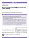 Metabolic Syndrome in Patients with Plantar Corns and Calluses: A Case-Control Study