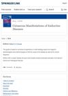 Cutaneous Manifestations of Endocrine Diseases