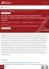 Androgen Receptor-Mediated Paracrine Signaling Induces Regression of Blood Vessels in the Dermal Papilla in Androgenetic Alopecia