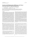 Carriers of 21-Hydroxylase Deficiency Are Not at Increased Risk for Hyperandrogenism