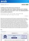 Formulation and Evaluation of Triamcinolone Acetonide Serum with Derma Stamp Assisted Delivery for the Management of Alopecia Areata