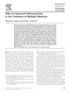 Role of Liposomal Anthracyclines in the Treatment of Multiple Myeloma