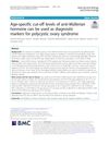 Age-Specific Cut-Off Levels of Anti-Müllerian Hormone as Diagnostic Markers for Polycystic Ovary Syndrome