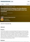 Dimethylsiloxane Polymers for the Effective Transdermal Delivery of Minoxidil in Hair Loss Treatment