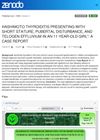 Hashimoto Thyroiditis Presenting With Short Stature, Pubertal Disturbance, And Telogen Effluvium In An 11-Year-Old Girl: A Case Report