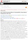 Hair Growth Promoting Effect of Trichoxidil: A New Natural Compound for Hair Loss