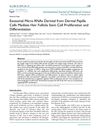 Exosomal MicroRNAs Derived from Dermal Papilla Cells Mediate Hair Follicle Stem Cell Proliferation and Differentiation