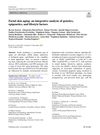 Facial Skin Aging: An Integrative Analysis of Genetics, Epigenetics, and Lifestyle Factors