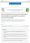 Novel Tip-Loaded Dissolving and Implantable Microneedle Array Patches for Sustained Release of Finasteride