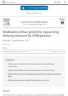 Modulation of Hair Growth by Topical Drug Delivery Enhanced by STAR Particles