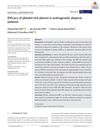 Efficacy of Platelet-Rich Plasma in Androgenetic Alopecia Patients