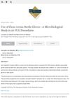 Use of Clean Versus Sterile Gloves: A Microbiological Study in 10 FUE Procedures
