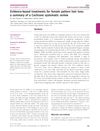 Evidence-Based Treatments for Female Pattern Hair Loss: A Summary of a Cochrane Systematic Review