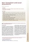 Hair Transplant and Local Anesthetics
