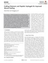 Crafting Polymeric and Peptidic Hydrogels for Improved Wound Healing