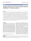 Synaptic Processes and Immune-Related Pathways Implicated in Tourette Syndrome