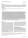 Low Serum Testosterone Is Associated With an Increased Risk of First-Time Renal Calculi in Men Without Testosterone Replacement Therapy