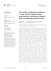 MicroRNA-Mediated Regulation of Hair Follicle Regeneration: Mechanisms, Delivery Strategies, and Translational Perspectives