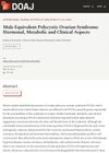 Male Equivalent Polycystic Ovarian Syndrome: Hormonal, Metabolic, and Clinical Aspects