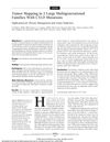 Tumor Mapping in Two Large Multigenerational Families With CYLD Mutations