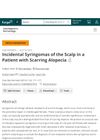 Incidental Syringomas of the Scalp in a Patient with Scarring Alopecia