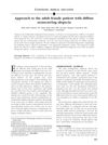 Approach to the Adult Female Patient with Diffuse Nonscarring Alopecia