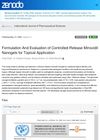 Formulation And Evaluation Of Controlled-Release Minoxidil Nanogels For Topical Application