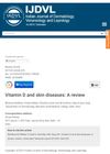 Vitamin D And Skin Diseases: A Review