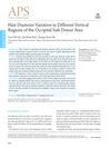 Hair Diameter Variation in Different Vertical Regions of the Occipital Safe Donor Area