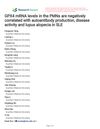 GPX4 mRNA Levels in Polymorphonuclear Neutrophils Are Negatively Correlated with Autoantibody Production, Disease Activity, and Lupus Alopecia in Systemic Lupus Erythematosus