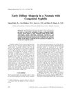 Early Diffuse Alopecia in a Neonate with Congenital Syphilis
