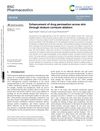 Enhancement of Drug Permeation Across Skin Through Stratum Corneum Ablation