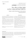 The Effect of Blue Light on the Scalp and Hair Follicles