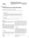 An Unusual Case of Contact Dermatitis