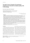The Polish Version of Skindex-29: Psychometric Properties of an Instrument to Measure Quality of Life in Dermatology