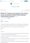 Review of: Toupee or Not Toupee? Sic et Non. Social Perceptions of Male Pattern Baldness (Androgenetic Alopecia)