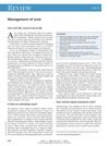 Management of Acne