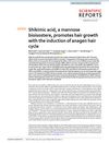 Shikimic Acid, a Mannose Bioisostere, Promotes Hair Growth with the Induction of Anagen Hair Cycle.