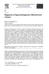 Diagnosis of Hyperandrogenism: Biochemical Criteria