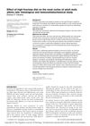 Effect of High-Fructose Diet on the Renal Cortex of Adult Male Albino Rats