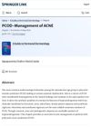 PCOS Management of Acne
