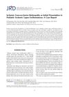 Ischemic Vaso-Occlusive Retinopathy as Initial Presentation in Pediatric Systemic Lupus Erythematosus: A Case Report