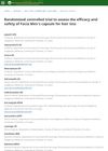 Randomized Controlled Trial to Assess the Efficacy and Safety of Facia Men's Capsule for Hair Loss