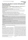 Psychiatric Disorders in Women With Polycystic Ovary Syndrome