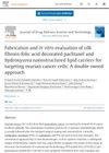 Fabrication and In Vitro Evaluation of Silk Fibroin-Folic Acid Decorated Paclitaxel and Hydroxyurea Nanostructured Lipid Carriers for Targeting Ovarian Cancer Cells: A Double Sword Approach