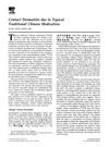 Contact Dermatitis Due to Topical Traditional Chinese Medication