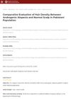 Comparative Evaluation of Hair Density Between Androgenic Alopecia and Normal Scalp in Pakistani Population