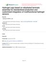 Hydrogel Lego Based on Rehydrated Laminate Assembly for Standardized Production and Customized Integration of Multifunctional Hydrogel Sensors