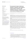 Screening for Latent Infectious Disease in Patients with Alopecia Areata Before Initiating JAK Inhibitors Therapy: A Single-Center Real-World Retrospective Study